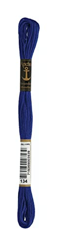 Anchor Sticktwist 4635000-00134 dunkelblau Stickgarn, 100 % Baumwolle Anchor Sticktwist 4635000-00134 dunkelblau Stickgarn, 100 % Baumwolle von Anchor