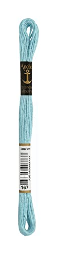 Anchor Sticktwist 4635000-00167 kristallblau Stickgarn, 100 % Baumwolle Anchor Sticktwist 4635000-00167 kristallblau Stickgarn, 100 % Baumwolle von Anchor