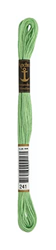 Anchor Sticktwist 4635000-00241 zartgrün Stickgarn, 100 % Baumwolle Anchor Sticktwist 4635000-00241 zartgrün Stickgarn, 100 % Baumwolle von Anchor