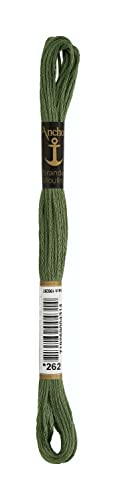 Anchor Sticktwist 4635000-00262 pappel Stickgarn, 100 % Baumwolle Anchor Sticktwist 4635000-00262 pappel Stickgarn, 100 % Baumwolle von Anchor
