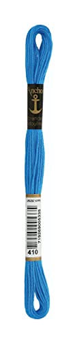 Anchor Sticktwist 4635000-00410 blau-türkis Stickgarn, 100 % Baumwolle Anchor Sticktwist 4635000-00410 blau-türkis Stickgarn, 100 % Baumwolle von Anchor