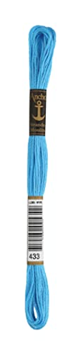 Anchor Sticktwist 4635000-00433 blau-türkis Stickgarn, 100 % Baumwolle Anchor Sticktwist 4635000-00433 blau-türkis Stickgarn, 100 % Baumwolle von Anchor