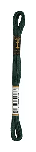 Anchor Sticktwist 4635000-00683 tanne Stickgarn, 100 % Baumwolle Anchor Sticktwist 4635000-00683 tanne Stickgarn, 100 % Baumwolle von Anchor