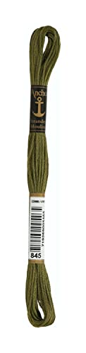 Anchor Sticktwist 4635000-00845 altoliv Stickgarn, 100 % Baumwolle Anchor Sticktwist 4635000-00845 altoliv Stickgarn, 100 % Baumwolle von Anchor