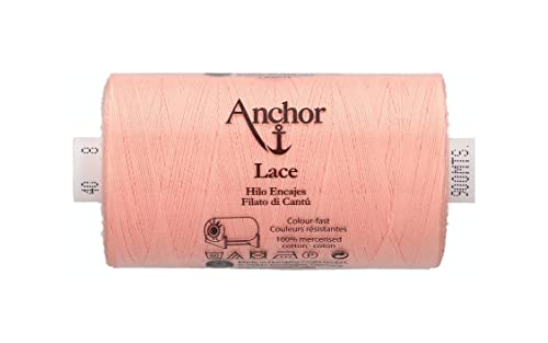Anchor T198040-00008 Klöppelgarn, 100% Baumwolle, 8, Stärke 40, 900m, 45 Gramm von Anchor