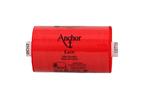 Anchor T198040-00046 Klöppelgarn, 100% Baumwolle, 46, Stärke 40, 900m, 45 gramm von Anchor