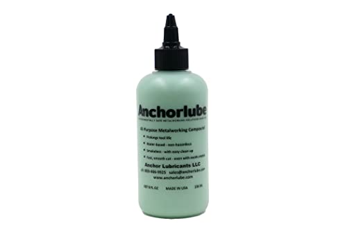 Anchorlube Allzweck-Metallbearbeitungsmasse, 227 g, wasserbasierte Schneidflüssigkeit zum Bohren, Gewindeschneiden, Sägen, ideal auf Edelstahl, kein Öl Anchorlube Allzweck-Metallbearbeitungsmasse, 227 g, wasserbasierte Schneidflüssigkeit zum Bohren, Gewindeschneiden, Sägen, ideal auf Edelstahl, kein Öl von Anchorlube