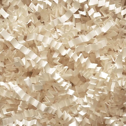 Ancient Wisdom Shredded Papier-Cream, 1 kg, dekoratives Papier, mehrfarbig, einzigartig von Ancient Wisdom