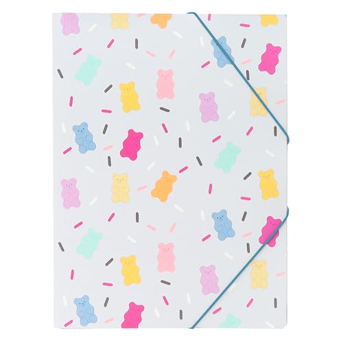 Elastische Mappe B'LOG SWEET CANDY A4 Folio mit Gummiband und 3 Klappen Schrumpf 2 Stück Elastische Mappe B'LOG SWEET CANDY A4 Folio mit Gummiband und 3 Klappen Schrumpf 2 Stück von Ancor