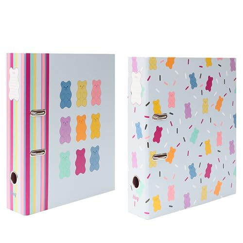 Ordner B'LOG SWEET CANDY A4 2r 8cm schrumpfen 2 Stück 2 Motive Ordner B'LOG SWEET CANDY A4 2r 8cm schrumpfen 2 Stück 2 Motive von Ancor