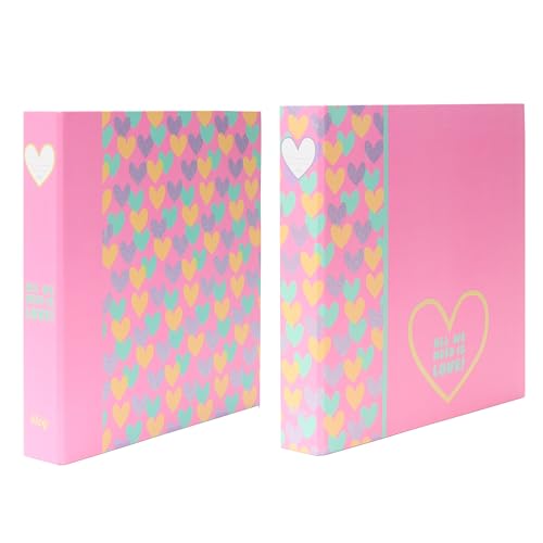 Ringbuch B'LOG HEARTS A4 2R D-25mm einschrumpfen 2 Stück 2 Motive von Ancor