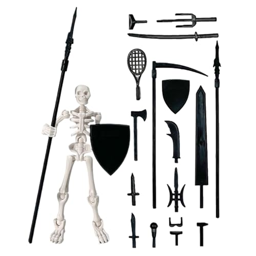 Ancsttu Bewegliches Skelett-, Bewegliche Gliederpuppe Für Halloween, Zum ieren Von Zuhause, Klassenzimmern, Eingangsbereichen & Tischen von Ancsttu