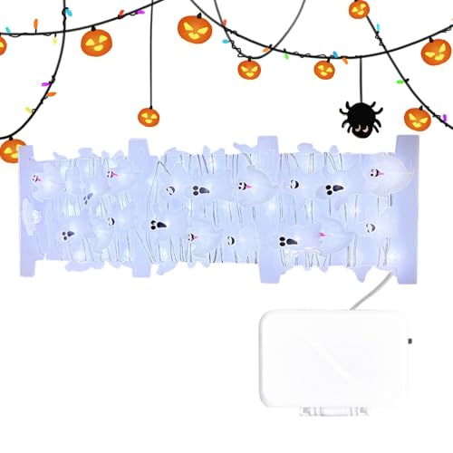 Ancsttu Halloween Lichterkette | Gruselige Leuchtende Dekorationen - Deko Lampe Ambiente Beleuchtung Für Zelt Balkon Fenster Garten Möbel Terrassen Party Geländer Ancsttu Halloween Lichterkette | Gruselige Leuchtende Dekorationen - Deko Lampe Ambiente Beleuchtung Für Zelt Balkon Fenster Garten Möbel Terrassen Party Geländer von Ancsttu