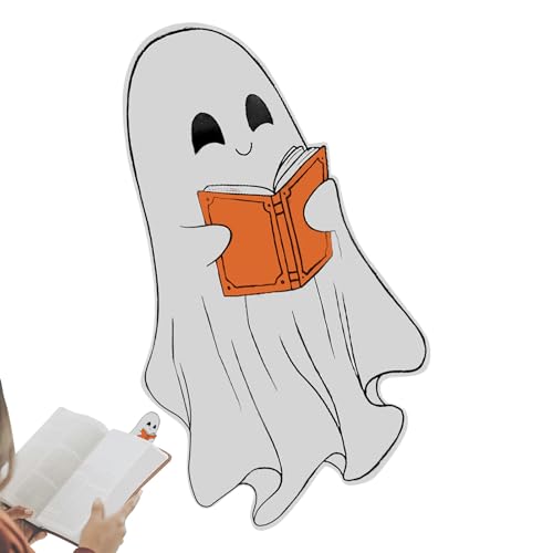 Ancsttu Lesezeichen - Geisterförmiges Kinderlesezeichen,Transparente Etiketten für Familienlektüre Romane Kinder Halloween Deko Ancsttu Lesezeichen - Geisterförmiges Kinderlesezeichen,Transparente Etiketten für Familienlektüre Romane Kinder Halloween Deko von Ancsttu
