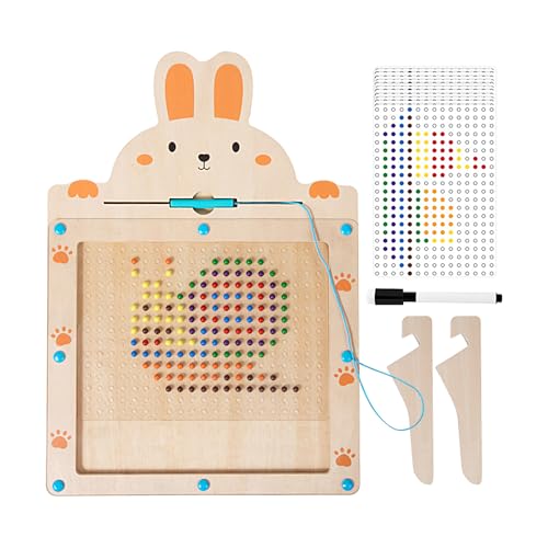 Ancsttu Magnetische Maltafel - 2-in-1 Magnet Malbrett Mit Stift | Holz Zeichenbrett Lernspielzeug Ab 3 Jahre Pädagogisches Spielzeug Für Mädchen Reisegeburtstag Kindergarten Unterricht Vorschule Ancsttu Magnetische Maltafel - 2-in-1 Magnet Malbrett Mit Stift | Holz Zeichenbrett Lernspielzeug Ab 3 Jahre Pädagogisches Spielzeug Für Mädchen Reisegeburtstag Kindergarten Unterricht Vorschule von Ancsttu