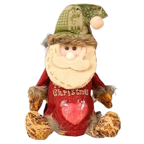 Ancsttu Weihnachts Süßigkeiten Beutel | Santa Rentier Reißverschlussbeutel - Wiederverwendbarer Reißverschlussbeutel zur Aufbewahrung für Süßigkeiten Snacks Festtagsfeier von Ancsttu