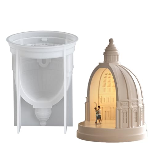 Burg Kerzenhalter Silikonform, Silikonformen Gießformen Burg, Burgenförmige Teelichthalter Kerzenhalter Silikonform Für Schreibtisch Esstisch Kamin Feiertage Weihnachtsdekoration Burg Kerzenhalter Silikonform, Silikonformen Gießformen Burg, Burgenförmige Teelichthalter Kerzenhalter Silikonform Für Schreibtisch Esstisch Kamin Feiertage Weihnachtsdekoration von Ancsttu