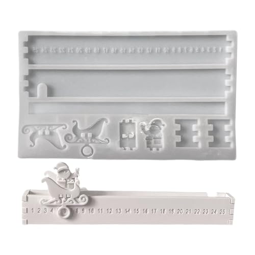 Silikonformen Gießformen Weihnachten, Silikonform Weihnachten Adventskalender 25 Tage Weihnachtsmann Countdown Kalender Ornamente Für Kinder Erwachsene Silikonformen Gießformen Weihnachten, Silikonform Weihnachten Adventskalender 25 Tage Weihnachtsmann Countdown Kalender Ornamente Für Kinder Erwachsene von Ancsttu
