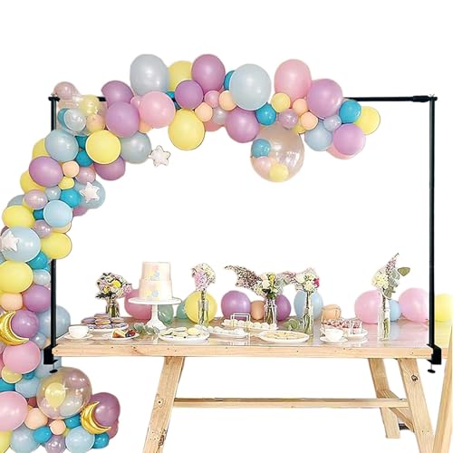 Tischstangenständer, verstellbarer Metall-Tischbogenständer mit Klemmen, Ballon-Blumenbogenständer, über dem Tisch, hängende Dekoration, Ausstellungsstange, Stange für Geburtstag, Hochzeit, Tischstangenständer, verstellbarer Metall-Tischbogenständer mit Klemmen, Ballon-Blumenbogenständer, über dem Tisch, hängende Dekoration, Ausstellungsstange, Stange für Geburtstag, Hochzeit, von Ancsttu