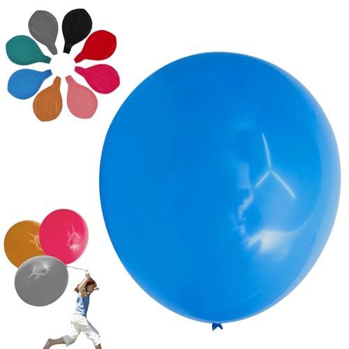 8 Pcs Riesen Luftballons, Latex Riesige Ballon Dekoration, Große Ballons In Verschiedenen Farben, Für Geburtstag Hochzeit Jahrestag Festival Party Dekorationen (Gold) von Ancuioyz