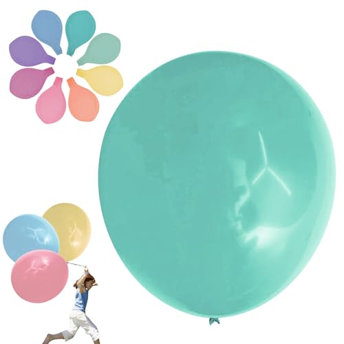 8 Pcs Riesen Luftballons, Latex Riesige Ballon Dekoration, Große Ballons In Verschiedenen Farben, Für Geburtstag Hochzeit Jahrestag Festival Party Dekorationen (Macaron) von Ancuioyz