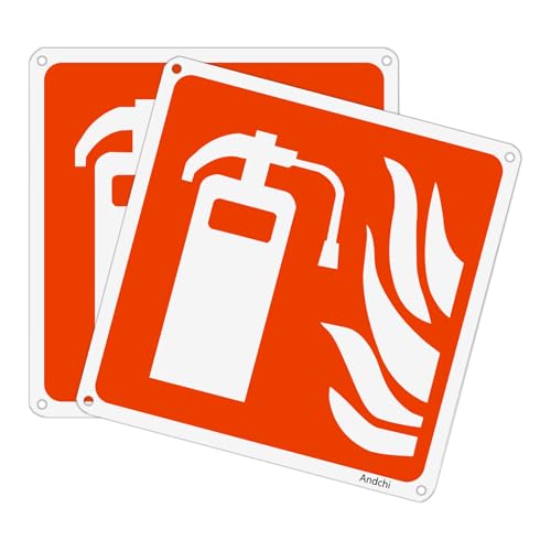 2tlg. Feuerlöschgerät Schild Feuerlöscher Winkelschild | Aluminium Brandschutzschild Alu Sicher Warnung Schild 20x20cm 2tlg. Feuerlöschgerät Schild Feuerlöscher Winkelschild | Aluminium Brandschutzschild Alu Sicher Warnung Schild 20x20cm von Andchi
