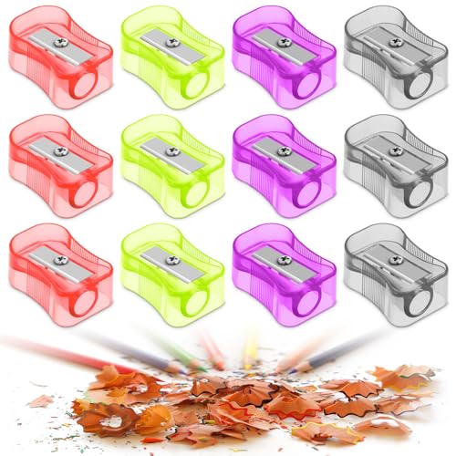 Andibro 12 Stück Kleiner Anspitzer,4 Farben Mini Spitzer Kinder Bleistiftspitzer tragbar handgehalten kleiner kompakter Bleistiftspitzer manueller Bleistiftspitzer Andibro 12 Stück Kleiner Anspitzer,4 Farben Mini Spitzer Kinder Bleistiftspitzer tragbar handgehalten kleiner kompakter Bleistiftspitzer manueller Bleistiftspitzer von Andibro