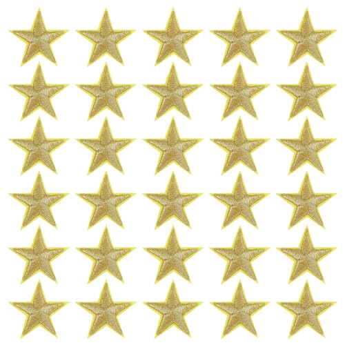 Andibro 30 Stück Goldene Sterne Patches Zum Aufbügeln,2.5 cm Stern Aufnäher zum Aufnähen bestickte Applikationen zum Aufbügeln Verzierungen für Kleidung Jacken Hüte Rucksäcke Jeans Andibro 30 Stück Goldene Sterne Patches Zum Aufbügeln,2.5 cm Stern Aufnäher zum Aufnähen bestickte Applikationen zum Aufbügeln Verzierungen für Kleidung Jacken Hüte Rucksäcke Jeans von Andibro