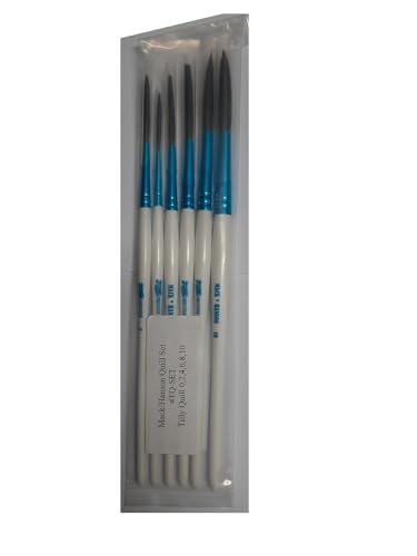 6 Pinsel für Pinstriping Andrew Mack Serie Tilly Quills 6 Pinsel für Pinstriping Andrew Mack Serie Tilly Quills von Andrew Mack