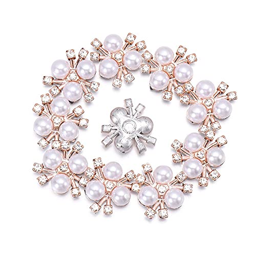 Andy's Orchids 40 Stück Blumenförmige Perlenknöpfe, Strass-Knöpfe, Perlen-Strass-Knöpfe, funkelnde Perlen-Haarnadeln, Kristall-Knopf für Kopfbedeckung, Hut-Zubehör, DIY-Handwerk, Bekleidung, Nähen Andy's Orchids 40 Stück Blumenförmige Perlenknöpfe, Strass-Knöpfe, Perlen-Strass-Knöpfe, funkelnde Perlen-Haarnadeln, Kristall-Knopf für Kopfbedeckung, Hut-Zubehör, DIY-Handwerk, Bekleidung, Nähen von Andy's Orchids