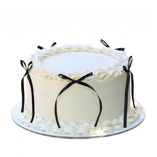 Anemowind Cupcake-Topper mit schwarzer Schleife, 20 Stück, Schwarz Anemowind Cupcake-Topper mit schwarzer Schleife, 20 Stück, Schwarz von Anemowind