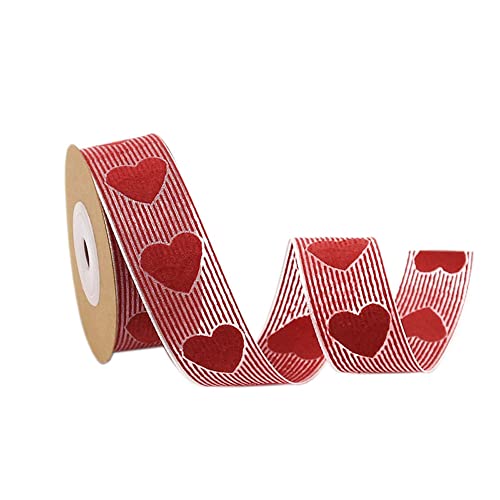 1 Rolle Herzförmiges Satinband,Schleifenband,Geschenkband,Stoffband,Seidenbänder,Dekoband für Weihnachten,Hochzeit,Geschenkverpackung,Haarschleifen,Blumenstrauß,Farbe I,10m x 6mm 1 Rolle Herzförmiges Satinband,Schleifenband,Geschenkband,Stoffband,Seidenbänder,Dekoband für Weihnachten,Hochzeit,Geschenkverpackung,Haarschleifen,Blumenstrauß,Farbe I,10m x 6mm von Anevous