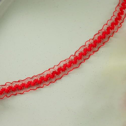 20 Yards Spitzenbordüre Elastisches Spitzenband, Spitzenborte Spitze, Spitzen Spitzenbordüre Spitzen Band Spitzenstoff zum Nähen für Kleidung Dekoration, DIY Handwerk, Hochzeit Tischdeko,Rot 20 mm 20 Yards Spitzenbordüre Elastisches Spitzenband, Spitzenborte Spitze, Spitzen Spitzenbordüre Spitzen Band Spitzenstoff zum Nähen für Kleidung Dekoration, DIY Handwerk, Hochzeit Tischdeko,Rot 20 mm von Anevous