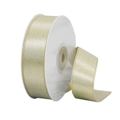 22m x 2.5cm Satinband,Schleifenband,Geschenkband,Stoffband,Seidenbänder,Dekoband Satin Bänder für Weihnachten,Hochzeit,Haarschleifen,Geschenkverpackung,Blumenstrauß,Taufe,Gold 22m x 2.5cm Satinband,Schleifenband,Geschenkband,Stoffband,Seidenbänder,Dekoband Satin Bänder für Weihnachten,Hochzeit,Haarschleifen,Geschenkverpackung,Blumenstrauß,Taufe,Gold von Anevous