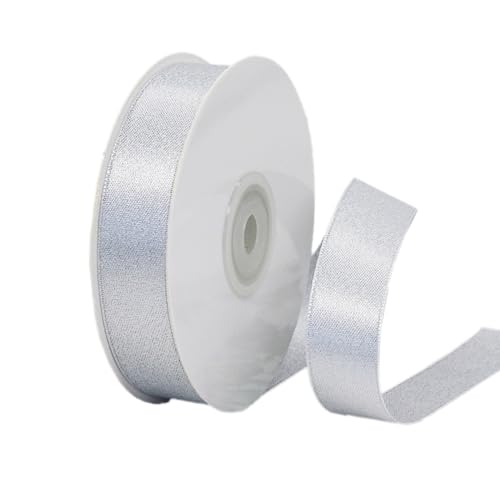 22m x 2cm Satinband,Schleifenband,Geschenkband,Stoffband,Seidenbänder,Dekoband Satin Bänder für Weihnachten,Hochzeit,Haarschleifen,Geschenkverpackung,Blumenstrauß,Taufe,Silber 22m x 2cm Satinband,Schleifenband,Geschenkband,Stoffband,Seidenbänder,Dekoband Satin Bänder für Weihnachten,Hochzeit,Haarschleifen,Geschenkverpackung,Blumenstrauß,Taufe,Silber von Anevous