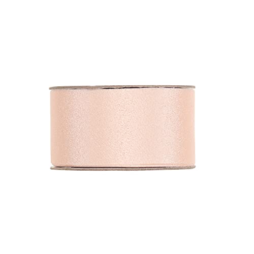 25 Yard Satinband,3.8cm Breit,Schleifenband,Geschenkband,Stoffband,Seidenbänder,Dekoband,Satin Band für Weihnachten,Hochzeit,Geschenkverpackung,Haarschleifen,Blumenstrauß,Beige 25 Yard Satinband,3.8cm Breit,Schleifenband,Geschenkband,Stoffband,Seidenbänder,Dekoband,Satin Band für Weihnachten,Hochzeit,Geschenkverpackung,Haarschleifen,Blumenstrauß,Beige von Anevous