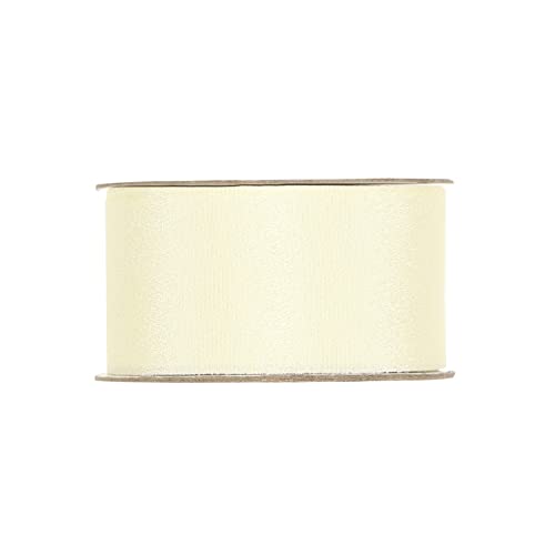 25 Yard Satinband,3.8cm Breit,Schleifenband,Geschenkband,Stoffband,Seidenbänder,Dekoband,Satin Band für Weihnachten,Hochzeit,Geschenkverpackung,Haarschleifen,Blumenstrauß,Creme 25 Yard Satinband,3.8cm Breit,Schleifenband,Geschenkband,Stoffband,Seidenbänder,Dekoband,Satin Band für Weihnachten,Hochzeit,Geschenkverpackung,Haarschleifen,Blumenstrauß,Creme von Anevous