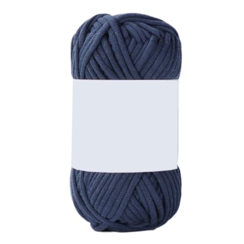 3x50g Häkelgarn Baumwolle zum Häkeln, Dickes Garn Klobiges Baumwollgarn, Strickgarn zum Häkeln, Weiche Stricken Baumwollgarn für Anfänger, Hüte, Schals, Socken, Taschen,Dunkelblau 3x50g Häkelgarn Baumwolle zum Häkeln, Dickes Garn Klobiges Baumwollgarn, Strickgarn zum Häkeln, Weiche Stricken Baumwollgarn für Anfänger, Hüte, Schals, Socken, Taschen,Dunkelblau von Anevous