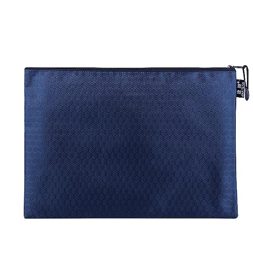 5 Stück Dokumententasche, wasserdichter Reißverschluss Dokumententasche, Datei Tasche Aktentasche Aufbewahrungstasche für Dokumente, Quittung, Papier, Büro Schulreise, Kosmetik,Marineblau A4 34x24cm 5 Stück Dokumententasche, wasserdichter Reißverschluss Dokumententasche, Datei Tasche Aktentasche Aufbewahrungstasche für Dokumente, Quittung, Papier, Büro Schulreise, Kosmetik,Marineblau A4 34x24cm von Anevous