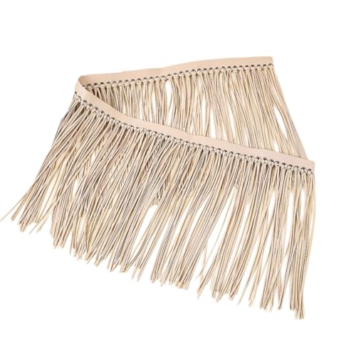 Anevous 1 Meter Fransen Band,30cm Breite Leder Quaste Fransenborte,Fransenband Lederfransenbesatz,Quastenbesatz,Dekoband für DIY Kleidung Fransen Rock Tasche Nähen Basteln Verzierung,Beige Anevous 1 Meter Fransen Band,30cm Breite Leder Quaste Fransenborte,Fransenband Lederfransenbesatz,Quastenbesatz,Dekoband für DIY Kleidung Fransen Rock Tasche Nähen Basteln Verzierung,Beige von Anevous