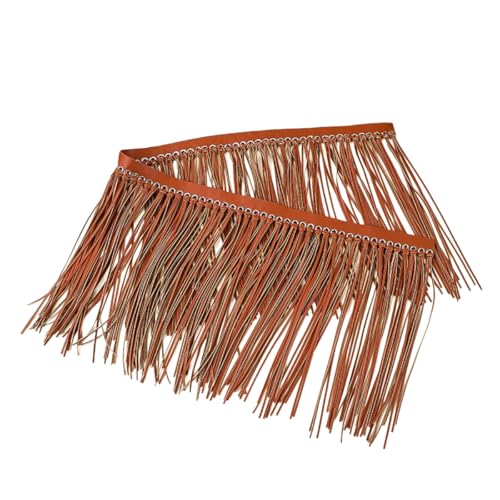Anevous 1 Meter Fransen Band,30cm Breite Leder Quaste Fransenborte,Fransenband Lederfransenbesatz,Quastenbesatz,Dekoband für DIY Kleidung Fransen Rock Tasche Nähen Basteln Verzierung,Braun A Anevous 1 Meter Fransen Band,30cm Breite Leder Quaste Fransenborte,Fransenband Lederfransenbesatz,Quastenbesatz,Dekoband für DIY Kleidung Fransen Rock Tasche Nähen Basteln Verzierung,Braun A von Anevous