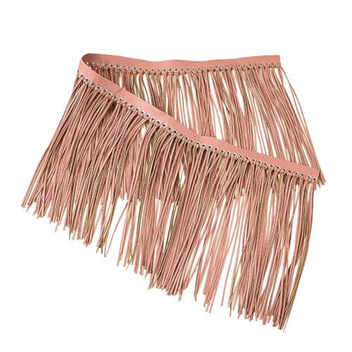 Anevous 1 Meter Fransen Band,30cm Breite Leder Quaste Fransenborte,Fransenband Lederfransenbesatz,Quastenbesatz,Dekoband für DIY Kleidung Fransen Rock Tasche Nähen Basteln Verzierung,Pink Anevous 1 Meter Fransen Band,30cm Breite Leder Quaste Fransenborte,Fransenband Lederfransenbesatz,Quastenbesatz,Dekoband für DIY Kleidung Fransen Rock Tasche Nähen Basteln Verzierung,Pink von Anevous