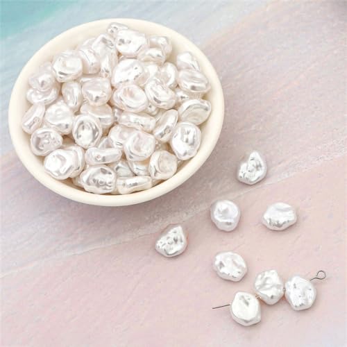 Anevous 100 Stück ABS Kunstperlen,Kunststoff Imitationspearl Beads,Loch: 1mm,Kunstperlen zum Basteln,Lose Perlen Für Schmuckherstellung,Armbänder,Halsketten,Weihnachten,Weiß O,12.5 x 10.5mm Anevous 100 Stück ABS Kunstperlen,Kunststoff Imitationspearl Beads,Loch: 1mm,Kunstperlen zum Basteln,Lose Perlen Für Schmuckherstellung,Armbänder,Halsketten,Weihnachten,Weiß O,12.5 x 10.5mm von Anevous