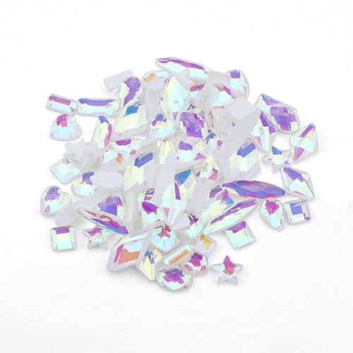 Anevous 100 Stück Bunt Strasssteine,Glitzersteine mit Flacher Rückseite,Nagelsteine Strasssteine,Kristall Schmucksteine,Dekosteine zum Basteln für DIY Handwerk,Nailart Dekoration,Weiß A Anevous 100 Stück Bunt Strasssteine,Glitzersteine mit Flacher Rückseite,Nagelsteine Strasssteine,Kristall Schmucksteine,Dekosteine zum Basteln für DIY Handwerk,Nailart Dekoration,Weiß A von Anevous