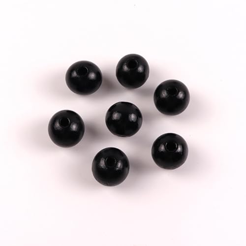 Anevous 100 Stück Holzperlen,Lose Perlen Holzkugeln,Holzkugeln mit Loch,Runde Holzperlen zum auffädeln,Bastelnperlen für DIY Handgefertigte Dekorationen Schmuck Armbänder Basteln,Schwarz 12mm Anevous 100 Stück Holzperlen,Lose Perlen Holzkugeln,Holzkugeln mit Loch,Runde Holzperlen zum auffädeln,Bastelnperlen für DIY Handgefertigte Dekorationen Schmuck Armbänder Basteln,Schwarz 12mm von Anevous