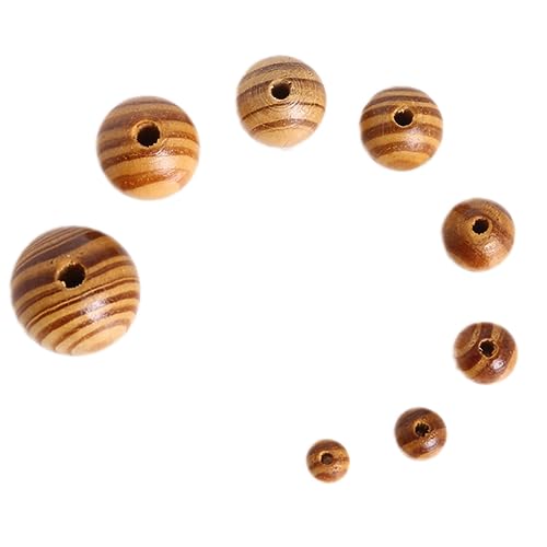 Anevous 100 Stück Runde Holzperlen, Holz Perlen mit Loch Rund Lose Spacer Holzperlen zum Auffädeln Bastelperlen Perlen Schmuckperlen für DIY Schmuck, Halsketten, Armband,Braun 14mm Anevous 100 Stück Runde Holzperlen, Holz Perlen mit Loch Rund Lose Spacer Holzperlen zum Auffädeln Bastelperlen Perlen Schmuckperlen für DIY Schmuck, Halsketten, Armband,Braun 14mm von Anevous