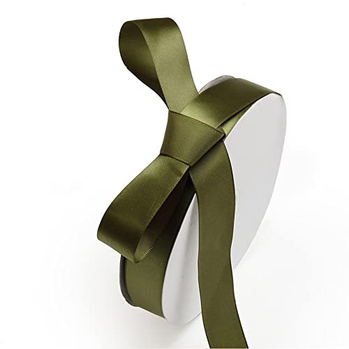 Anevous 100 Yard x 1.9cm Satinband Bänder,Geschenkband,Schleifenband,Polyester Dekoband,Stoffband Seidenband für Haarschleifen,Blumenstrauß,Hochzeit Dekoration,DIY Basteln,Weihnachten,Armeegrün Anevous 100 Yard x 1.9cm Satinband Bänder,Geschenkband,Schleifenband,Polyester Dekoband,Stoffband Seidenband für Haarschleifen,Blumenstrauß,Hochzeit Dekoration,DIY Basteln,Weihnachten,Armeegrün von Anevous