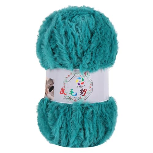 Anevous 100g Knäuel Kunstfellgarn Handstrickgarne, Plüschgarn Wolle zum Häkeln, Flauschiges Handstrickgarn, Häkelgarn Kunstpelzgarn, Stricken Garn für Basteln Häkeln und Kunsthandwerk,Blaugrün Anevous 100g Knäuel Kunstfellgarn Handstrickgarne, Plüschgarn Wolle zum Häkeln, Flauschiges Handstrickgarn, Häkelgarn Kunstpelzgarn, Stricken Garn für Basteln Häkeln und Kunsthandwerk,Blaugrün von Anevous