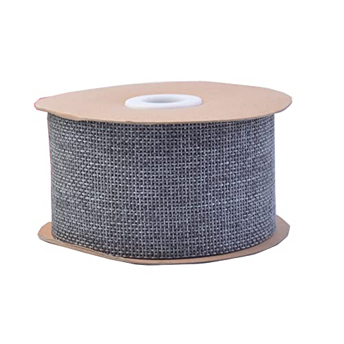 Anevous 10m Geschenkband Gurtband, 5 cm Leinenimitat Band, Sackleinen Seidenband, Juteband Blumenstraußband Dekoband für DIY Handwerk Verpackung,Geschenk, Hochzeit,Weihnachten, Basteln,Grau Anevous 10m Geschenkband Gurtband, 5 cm Leinenimitat Band, Sackleinen Seidenband, Juteband Blumenstraußband Dekoband für DIY Handwerk Verpackung,Geschenk, Hochzeit,Weihnachten, Basteln,Grau von Anevous