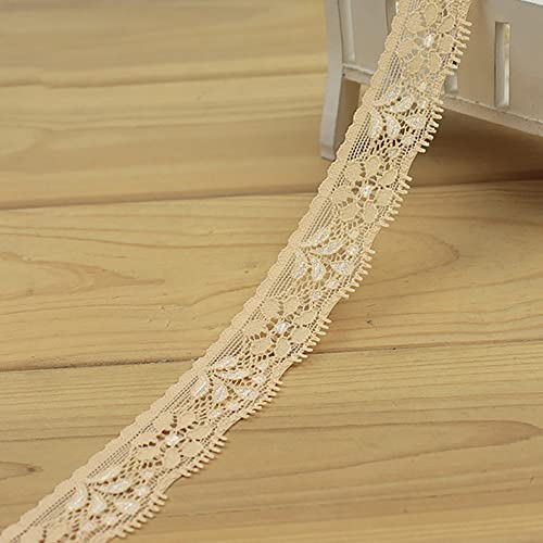 Anevous 10m x 2.5cm Elastizität Spitzenborte,Spitzenband,Spitzenbordüre,Dekoband,Zierband,Spitzen Borten für Nähen,DIY Basteln,Kleidung,Unterwäsche,Dessous,Geschenkverpackung,Tischdeko,Hautfarbe Anevous 10m x 2.5cm Elastizität Spitzenborte,Spitzenband,Spitzenbordüre,Dekoband,Zierband,Spitzen Borten für Nähen,DIY Basteln,Kleidung,Unterwäsche,Dessous,Geschenkverpackung,Tischdeko,Hautfarbe von Anevous